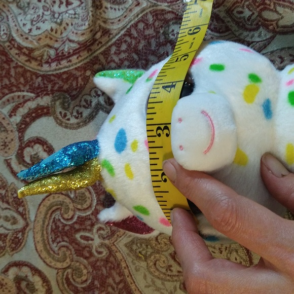 TY Beanie Valve HARMONIE the Speckled Unicorn Plush without Swing Tag. - Picture 15 of 17